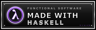 Functional software. Made with Haskell.